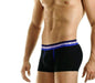 Modus Vivendi Boxer Strip Cotton Underwear Black 06021 40 - SexyMenUnderwear.com