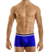 Modus Vivendi Boxer Strip Cotton Undies Blue 06021 40 - SexyMenUnderwear.com