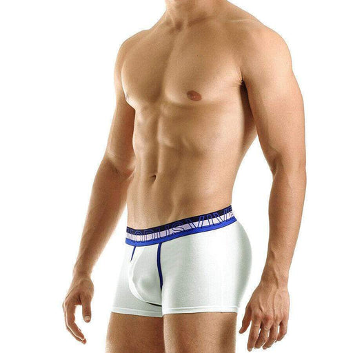 Modus Vivendi Boxer STRIP Made In Greece White 06021 40 - SexyMenUnderwear.com