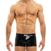 Modus Vivendi Boxer Viral Vinyl Glossy & Shiny Lavish Black 08021 51 - SexyMenUnderwear.com