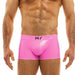 MODUS VIVENDI Boxer Viral Vinyl Glossy & Shiny Neon Pink 08021 - SexyMenUnderwear.com