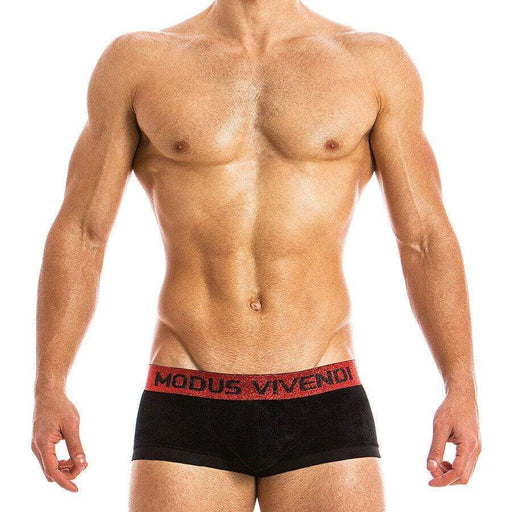 Modus Vivendi Boxer X-Lux Micromodal Velvet Boxers Black 19821 47 - SexyMenUnderwear.com