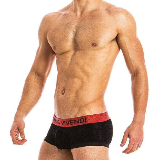 Modus Vivendi Boxer X-Lux Micromodal Velvet Boxers Black 19821 47 - SexyMenUnderwear.com