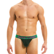 Modus Vivendi Brief 2020 Floral Tanga Brief Shinning Green 15912 18 - SexyMenUnderwear.com