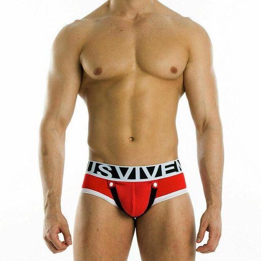 Modus Vivendi Brief Boost BottomLess Boxer Briefs Red 25512 13 - SexyMenUnderwear.com