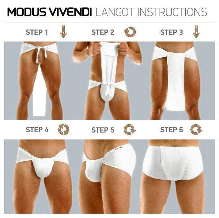 Modus Vivendi Brief Buddha LANGOT LoinCloth Greek Briefs Orange 10513 7 - SexyMenUnderwear.com