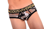 Modus Vivendi Brief Capsule Camo Classic Briefs Army Brown 16916 17 - SexyMenUnderwear.com
