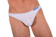 Modus Vivendi Brief Flash Slip Low Cut Cotton Briefs White 23511 21B - SexyMenUnderwear.com