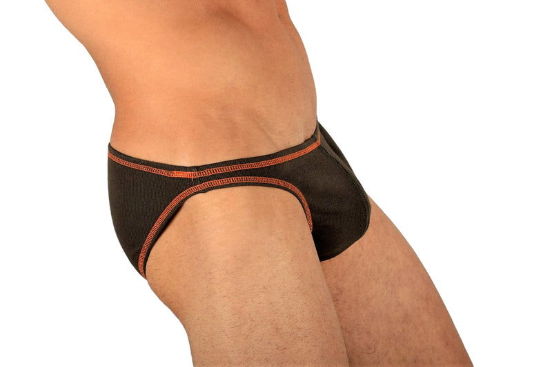 Modus Vivendi Brief Flash Super Mini slips Low Cut Khaki-Ora 23511 21B - SexyMenUnderwear.com