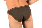 Modus Vivendi Brief Flash Super Mini slips Low Cut Khaki-Ora 23511 21B - SexyMenUnderwear.com