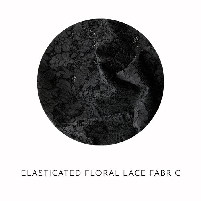 Modus Vivendi Brief Floral Lace Classic Semitransparent Briefs Black 04113 48 - SexyMenUnderwear.com