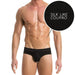 Modus Vivendi Brief Floss Italian Cupro Semi-Sheer Black 14713 16 - SexyMenUnderwear.com