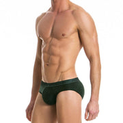 Modus Vivendi Brief Floss Luxurious Italian Cupro Green 14713 16 - SexyMenUnderwear.com