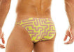 Modus Vivendi Brief Labyrinth Low Cut Briefs Captivating Dusty Pink 06013 21A - SexyMenUnderwear.com
