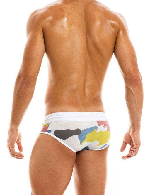 Modus Vivendi Brief Military Fashion Camouflage Briefs White 02014 12A - SexyMenUnderwear.com