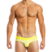 Modus Vivendi Brief Polka dot Sexy Fashion Briefs Yellow 08812 18 - SexyMenUnderwear.com