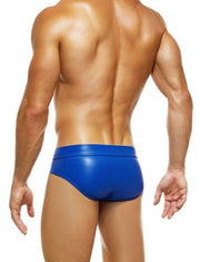 Modus Vivendi Briefs Leather Legacy Classic Brief Blue 11116 56 - SexyMenUnderwear.com