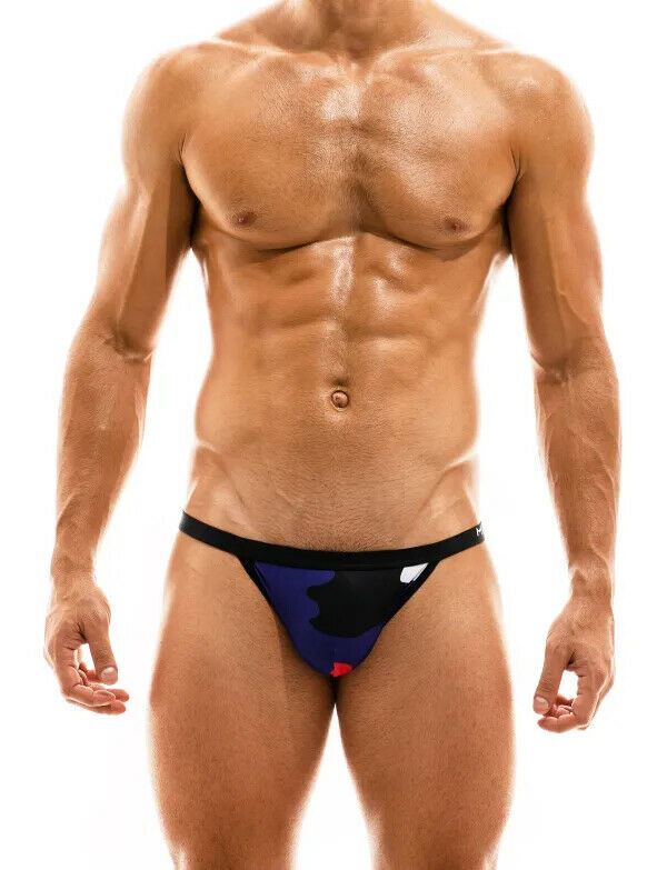 Modus Vivendi Camo Swimwear Camouflage Tanga Brief Black AS2011 18A - SexyMenUnderwear.com