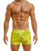 Modus Vivendi Candy Line Swim Shorts Unique Camouflage Swimwear Green DS2231 - SexyMenUnderwear.com