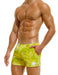 Modus Vivendi Candy Line Swim Shorts Unique Camouflage Swimwear Green DS2231 - SexyMenUnderwear.com