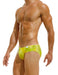 Modus Vivendi Classic Swimwear Candy Camo Design Green Swim Briefs DS2214 78 - SexyMenUnderwear.com