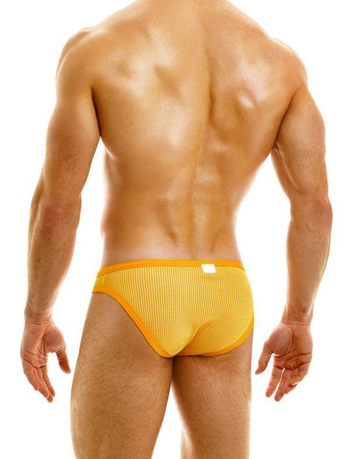 Modus Vivendi Country Low-Cut Briefs Jacquard Knitted Brief Yellow 02212 - SexyMenUnderwear.com