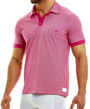 Modus Vivendi Country Shirt Knitted Soft Jacquard Pied De Poule Fushia 02241 30 - SexyMenUnderwear.com