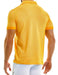 Modus Vivendi Country Shirt Knitted Soft Jacquard Pied De Poule Yellow 02241 30 - SexyMenUnderwear.com
