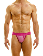 Modus Vivendi Country Stretch Tanga-Brief Knitted Jacquard Fushia Red 02213 - SexyMenUnderwear.com