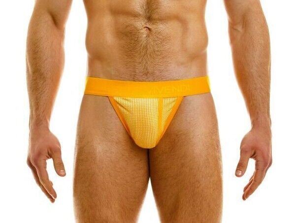 Modus Vivendi Country Stretch Tanga-Brief Knitted Jacquard Yellow 02213 - SexyMenUnderwear.com