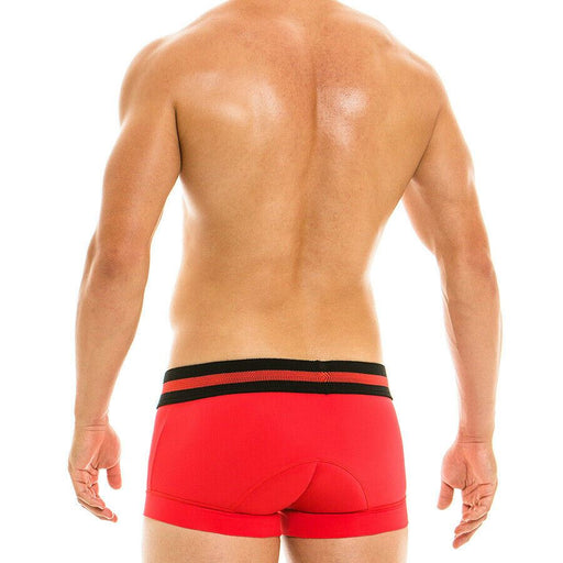 MODUS VIVENDI Cycling Boxer Long Techno Sport Silky Stretch Red 21821 2A - SexyMenUnderwear.com