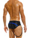 Modus Vivendi Dark Classic Swim-Brief Removable Chain Fast-Dry Cobalt GS2212 27 - SexyMenUnderwear.com