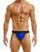 Modus Vivendi Dark Tanga Swim-Briefs Removable Side Chain Cobalt Blue GS2211 27 - SexyMenUnderwear.com