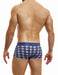 Modus Vivendi Exclusive Boxer Checkered Panel Cowboy-Look Blue 24226 - SexyMenUnderwear.com