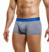 Modus Vivendi Exclusive Boxer Shiny Lurex Yarns Viscose Steel Blue 24226 - SexyMenUnderwear.com