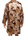 Modus Vivendi Floral Lace Caftan Abstract Satin-Look V-Neck Loungewear AA2253 - SexyMenUnderwear.com