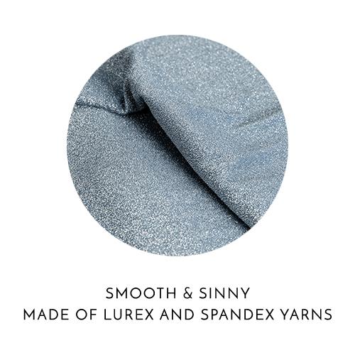 MODUS VIVENDI Glam Sparkle Boxer Fashion Metallic Yarns Steel Blue 10021 35 - SexyMenUnderwear.com