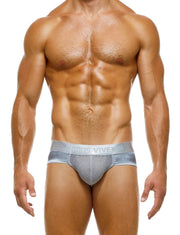 Modus Vivendi Host Jockstrap Shiny Satin-Look Grey Knitted Jock 03211 42 - SexyMenUnderwear.com