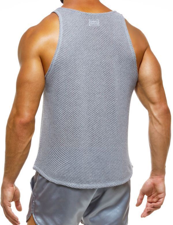Modus Vivendi Host Tanktop Classic Cotton Comfort Fit Grey Tank 03231 42 - SexyMenUnderwear.com