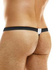 Modus Vivendi Jeans Thong Denim Roomy Pouch Charcoal 05014 37 - SexyMenUnderwear.com
