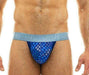 Modus Vivendi Jock 2020 Trapped Camo Fishnet JockStraps Blue 11011-1 3 - SexyMenUnderwear.com