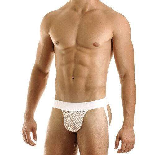 Modus Vivendi Jock C-Through French Jockstrap White 07712 14 - SexyMenUnderwear.com