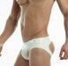 Modus Vivendi Jock Leather-Look BottomLess Jockstrap White 20514 15 - SexyMenUnderwear.com