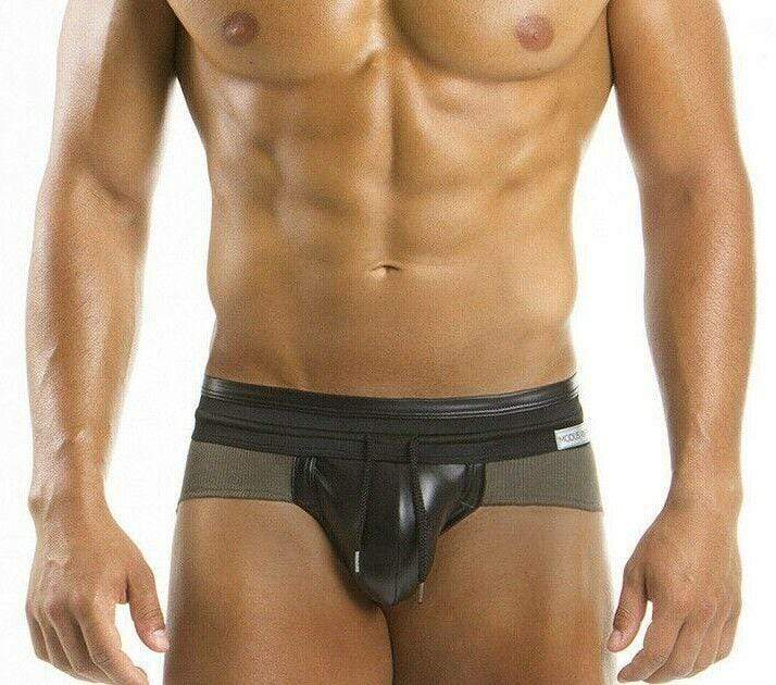 Modus Vivendi Jocks Military JockStraps Ribbed Cotton Fetish Khaki 08512 24 - SexyMenUnderwear.com