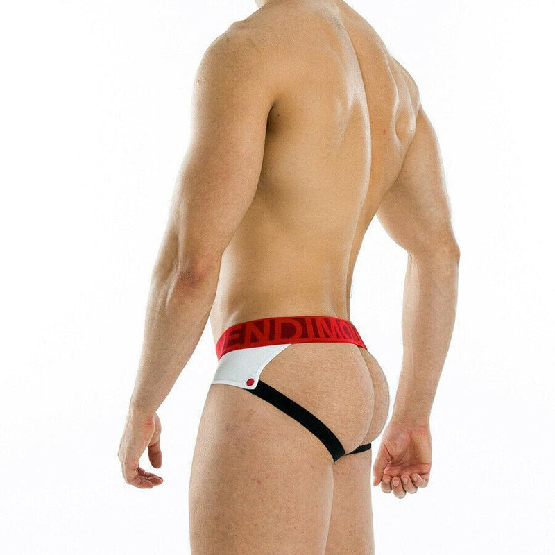 Modus Vivendi JockStrap Boost Broad-Ribbed Jocks White 25511 13 - SexyMenUnderwear.com