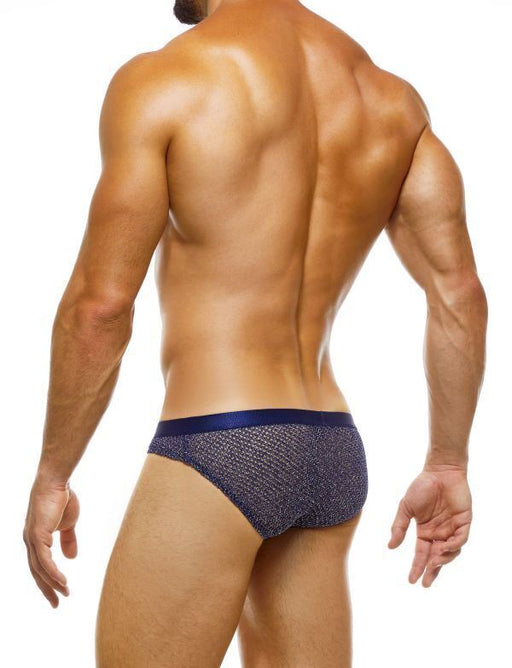 Modus Vivendi Knight Classic Brief Tight Cut Knitted Blue Briefs 05217 - SexyMenUnderwear.com