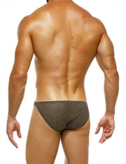 Modus Vivendi Knight Low-Cut Brief Knitted Chic Cotton Briefs Khaki 05214 41 - SexyMenUnderwear.com