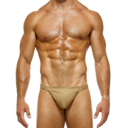 Modus Vivendi Leather Legacy Thongs Mania Faux-Leather Thong Camel 11117 57 - SexyMenUnderwear.com