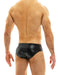 MODUS VIVENDI Leather-Look Brief Tight Fit Black 20515 15 - SexyMenUnderwear.com