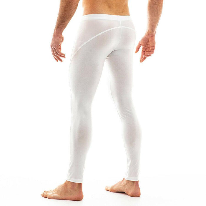 Modus Vivendi Legging Meggings ERMIS Athletic And Luxury Feel 03062 White 11 - SexyMenUnderwear.com